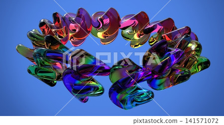 Abstract Purple Inflatable Bubble Form 3D Render Modern Gradient Background Abstract Purple Inflatable Bubble Form 3D Render Modern Gradient Background 141571072