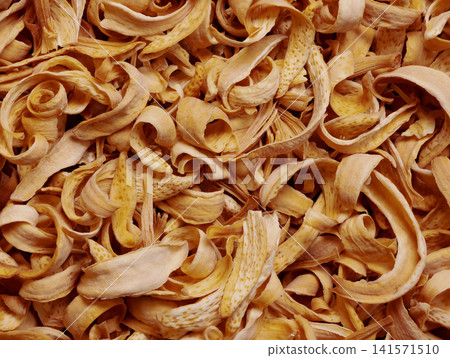top view of dry orange blossom top view of dry orange blossom 141571510