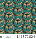 seamless pattern with bananas 141571624
