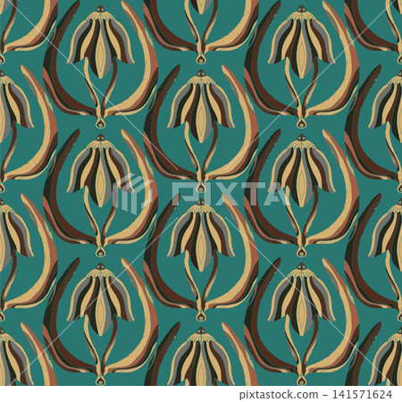 seamless pattern with bananas 141571624