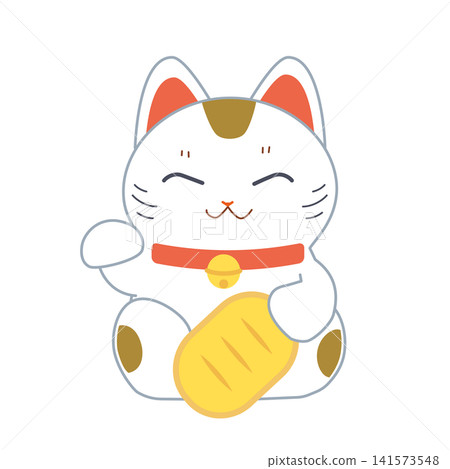 Lucky cat illustration 141573548