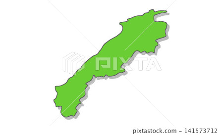 日本地圖 ② 島根縣 日本地圖 ② 島根縣 141573712