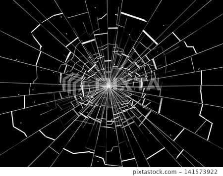 Cracked glass Cracked glass 141573922