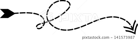 Arrow dashed line Arrow dashed line 141573987