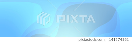 Abstract light blue banner background with smooth fluid shapes and subtle color transitions. Abstract light blue banner background with smooth fluid shapes and subtle color transitions. 141574361