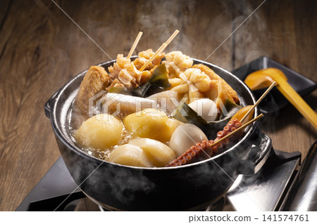 Oden with potatoes Oden with potatoes 141574761