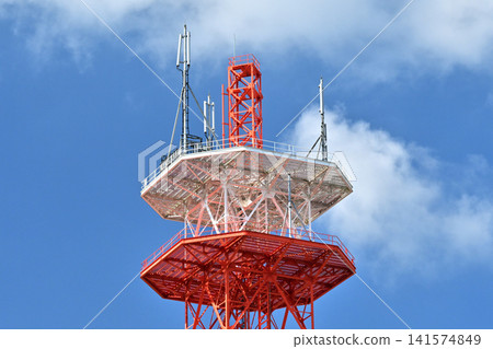 通訊影像:鉑金帶(無線電塔:基地台) 通訊影像:鉑金帶(無線電塔:基地台) 141574849