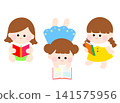 孩子們在讀圖畫書 141575956