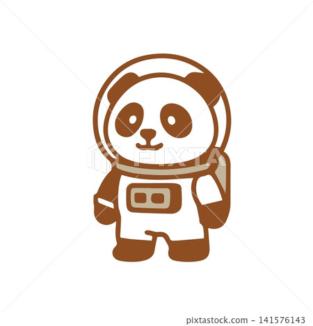 cute panda as an astronaut cute panda as an astronaut 141576143