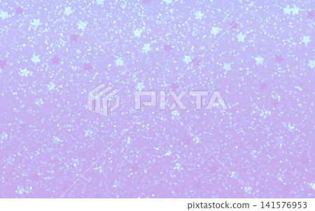 一顆閃閃發光的星星和閃亮的紫色背景插圖。 141576953