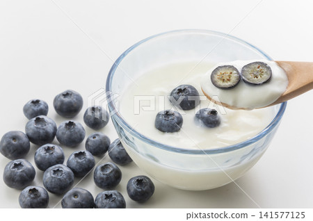 Blueberry Yogurt Blueberries 141577125