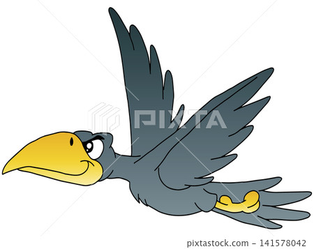 Hand-drawn animal illustration ☆ Crow Hand-drawn animal illustration ☆ Crow 141578042