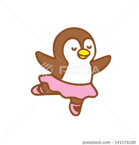 cute penguin ballet dancing cute penguin ballet dancing 141578280