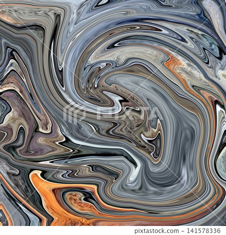 Fluid Art. Abstract colorful background, wallpaper. Mixing paints. Modern art. Marble texture 141578336