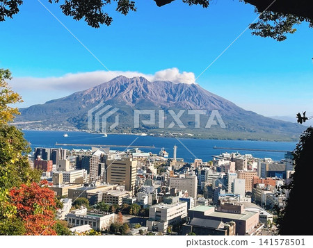 櫻島和鹿兒島市 141578501