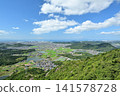 Takamikurayama in the summer sky 141578728