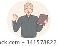Guy catholic priest rejoices at completing studies of bible, allowing to become rector of church 141578822