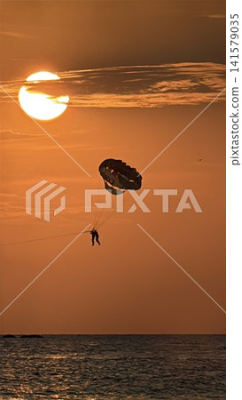 Sunset and sea on Phu Quoc Island: A breathtaking resort scene in Vietnam Sunset and sea on Phu Quoc Island: A breathtaking resort scene in Vietnam 141579035