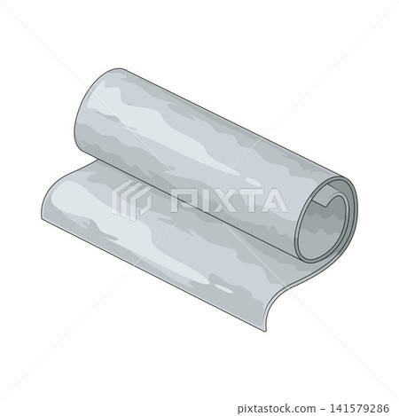 Illustration of Plastic Sheet Illustration of Plastic Sheet 141579286