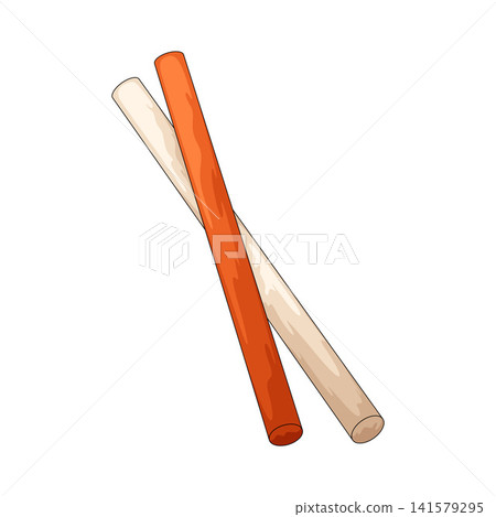 Illustration of Plastic Stick Illustration of Plastic Stick 141579295