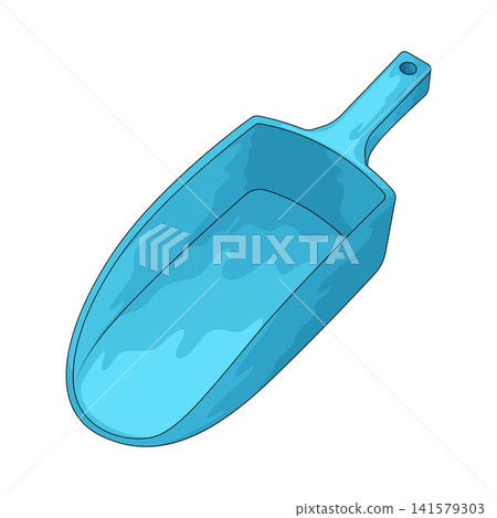 Illustration of Plastic Scoop 141579303