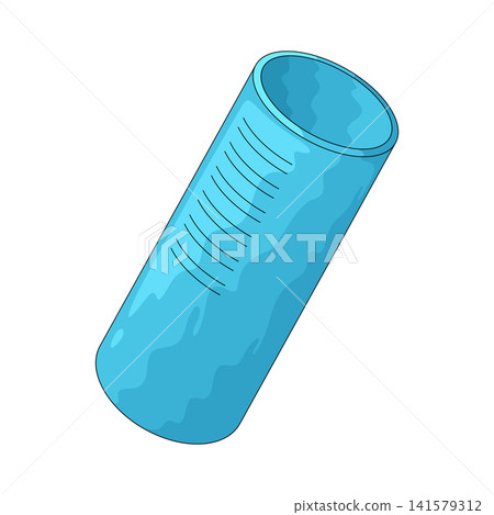 Illustration of Plastic Cylinder Illustration of Plastic Cylinder 141579312