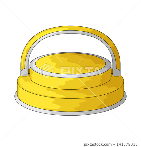 Illustration of Plastic Jar Cap 141579313