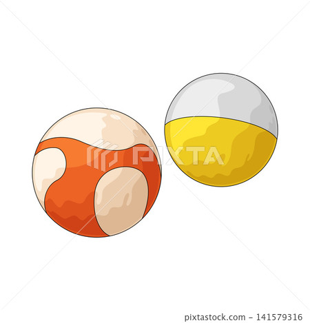 Illustration of Plastic Ball Illustration of Plastic Ball 141579316