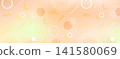 A geometric background with scattered pale orange shapes. 141580069