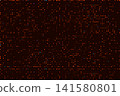 Orange Circuit Board Pattern on Dark Background with Colorful Data Dots Vector Illustration Orange Circuit Board Pattern on Dark Background with Colorful Data Dots Vector Illustration 141580801