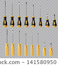 Yellow Handle Screwdriver Tool Set Vector 141580950