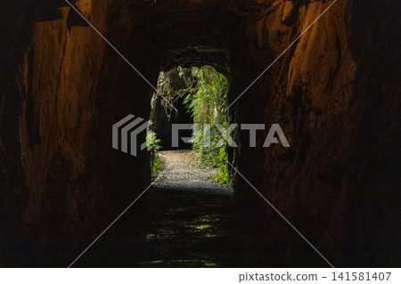 A scenic spot in Kobayashi City, Miyazaki Prefecture, known for its 11 consecutive tunnels, featuring views of Sannomiya Gorge. A scenic spot in Kobayashi City, Miyazaki Prefecture, known for its 11 consecutive tunnels, featuring views of Sannomiya Gorge. 141581407