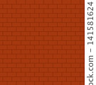 Simple brick wall vector background illustration A (no text) 141581624