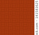 Simple brick wall vector background illustration B 141581625