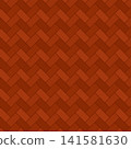 Simple brick wall vector background illustration E 45 degrees 141581630