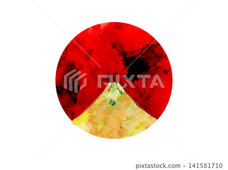 日本富士山紅色抽象背景素材,可用於新年或日式設計。 日本富士山紅色抽象背景素材,可用於新年或日式設計。 141581710