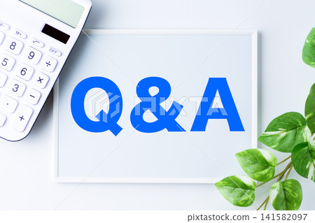 Q&A text on a whiteboard Q&A text on a whiteboard 141582097