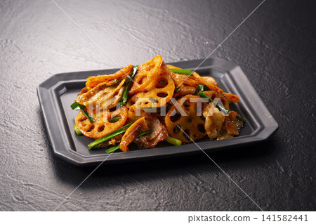 Lotus root and pork kimchi Lotus root and pork kimchi 141582441