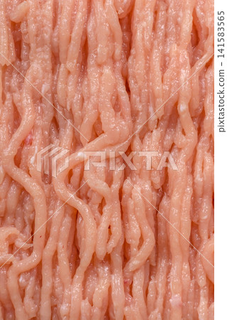 Fresh raw ground chicken, poultry meat for home cooking. Ground chicken Fresh raw ground chicken, poultry meat for home cooking. Ground chicken 141583565