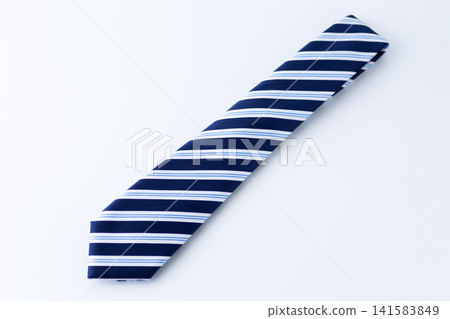 Blue regimental tie Blue regimental tie 141583849