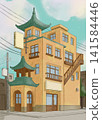 Asian buildings 141584446