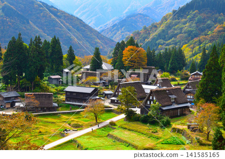 Autumn Gokayama Ainokura Gassho Village Autumn Gokayama Ainokura Gassho Village 141585165