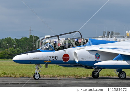 [Shizuoka] The Blue Impulse aerobatic team came to Hamamatsu Air Base's Air Park. So cool! 141585672