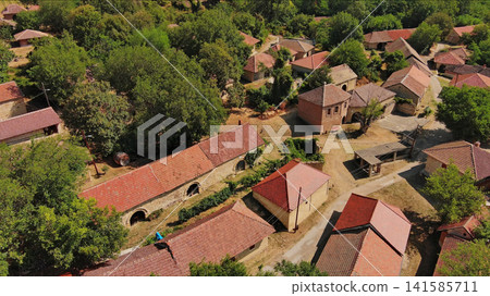 Old rustic vintage houses with wine cellars in Rogljevacke pivnice Old rustic vintage houses with wine cellars in Rogljevacke pivnice 141585711