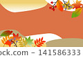 [Autumn] Tag for banner illustration material inspired by autumn foliage scenery 141586333