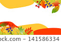[Autumn] Tag for banner illustration material inspired by autumn foliage scenery 141586334