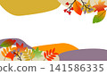[Autumn] Tag for banner illustration material inspired by autumn foliage scenery 141586335