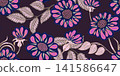 seamless pattern with flowers 141586647
