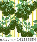 seamless pattern with ripe black and green olives 141586654