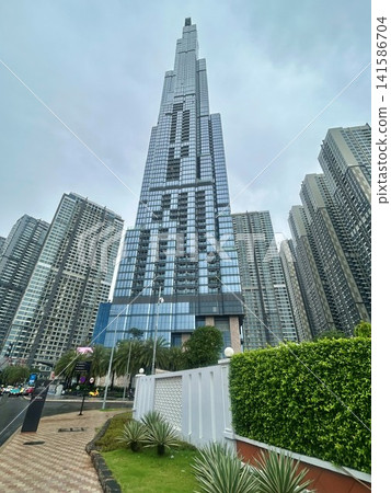Landmark 81, a skyscraper in Ho Chi Minh City, Vietnam. Landmark 81, a skyscraper in Ho Chi Minh City, Vietnam. 141586704